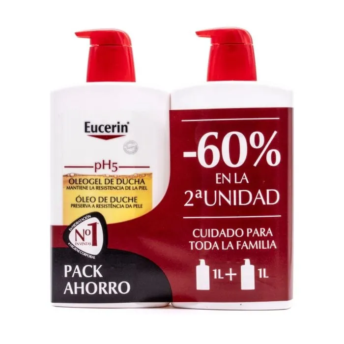 Eucerin pH5 Oleogel de Ducha Duplo 2 x 1000ml
